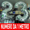 Numeri da 1 Metro Gonfiati con Elio